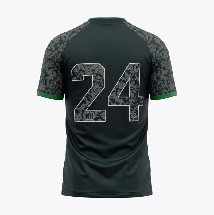 Syria football jersey black back view limited edition